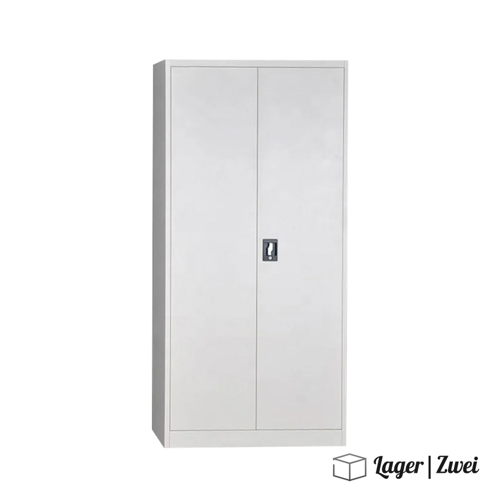 Lager|Zwei Stahlschrank - 185*90*40 - Tür RAL 7047 / Korpus RAL 7047