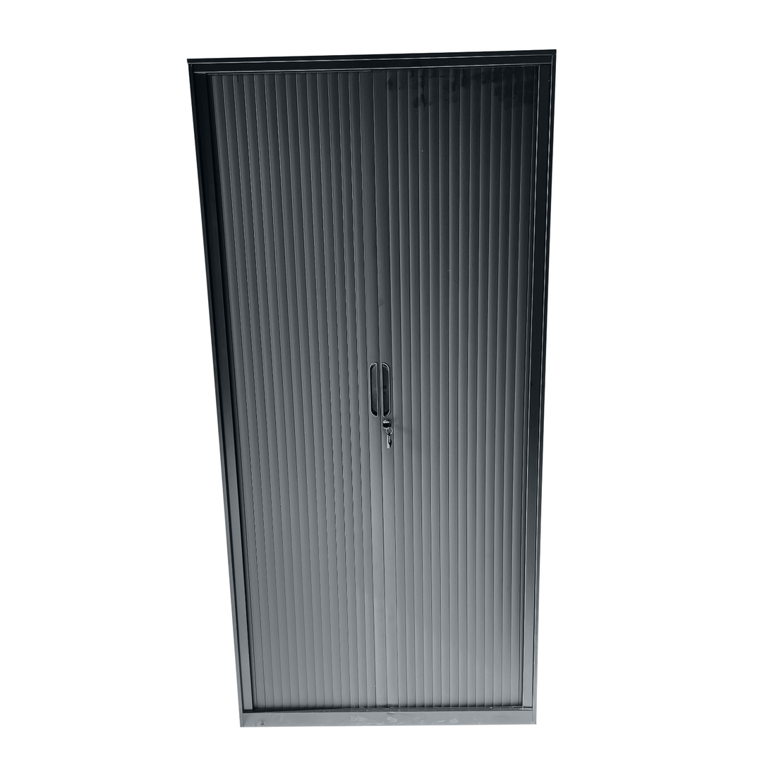 Lager|Zwei Stahlschrank - 185*90*45 - Tür RAL 9005 / Korpus RAL 9005