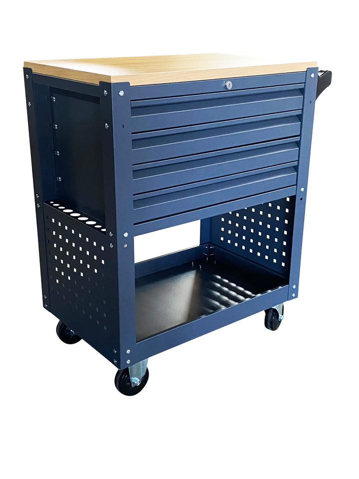 Lager|Zwei Werkstattwagen - 700*450*950 - Tür RAL 7016