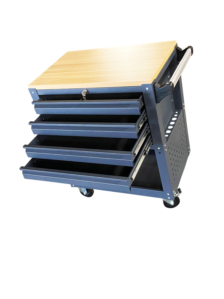 Lager|Zwei Werkstattwagen - 700*450*950 - Tür RAL 7016