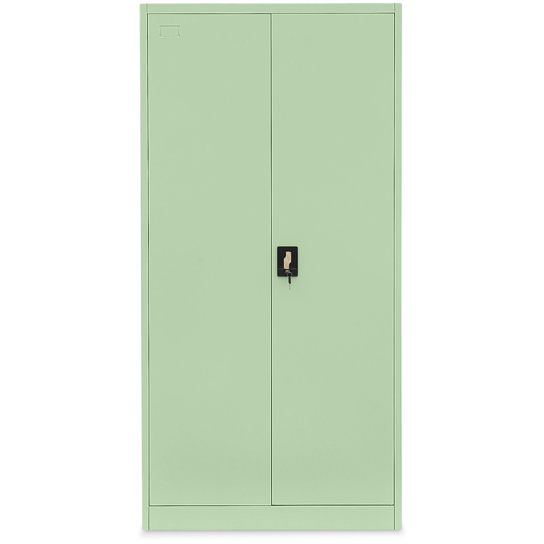 Lager|Zwei Stahlschrank - 185*90*40 - Tür RAL 6019 / Korpus RAL 6019 Limited Edition