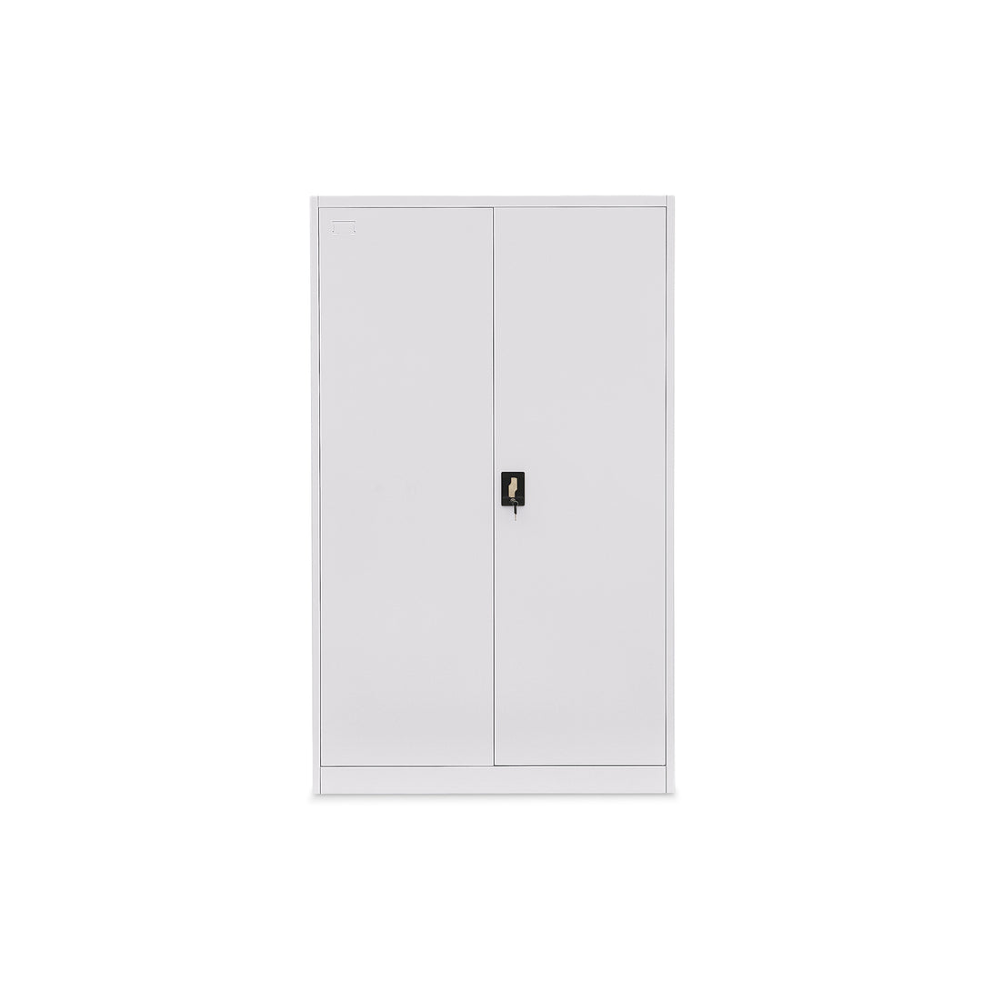 Lager|Zwei Stahlschrank - 140*90*40 - Tür RAL 7047 / Korpus RAL 7047