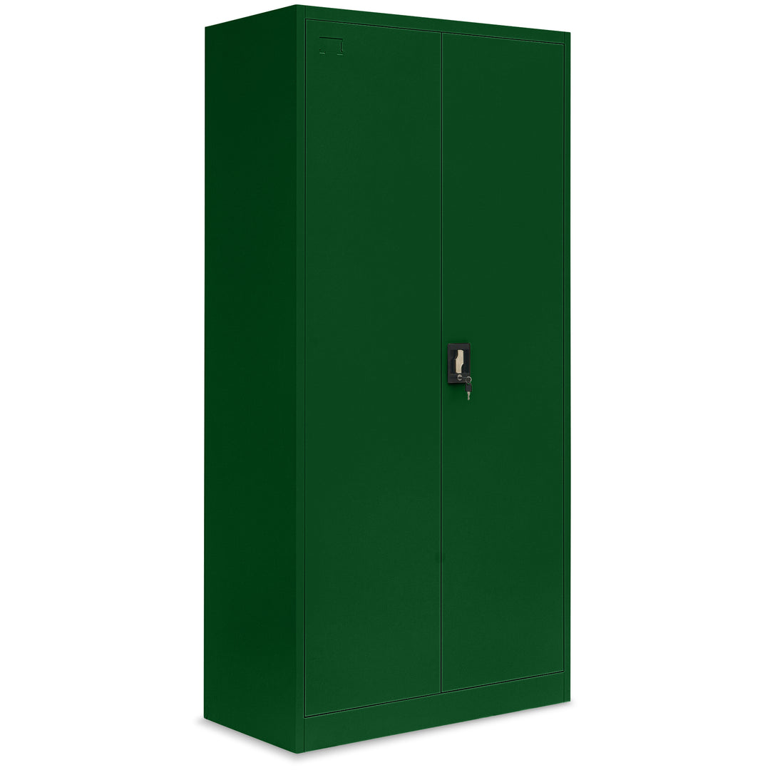 Lager|Zwei Stahlschrank - 185*90*40 - Tür RAL 6005 / Korpus RAL 6005 Limited Edition