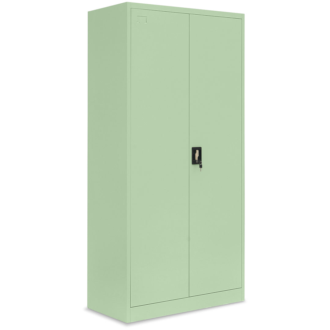 Lager|Zwei Stahlschrank - 185*90*40 - Tür RAL 6019 / Korpus RAL 6019 Limited Edition