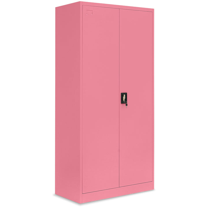 Lager|Zwei Stahlschrank - 185*90*40 - Tür RAL 3015 / Korpus RAL 3015 Limited Edition