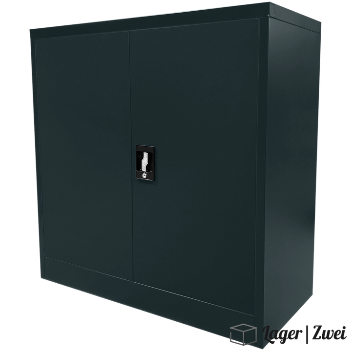 Lager|Zwei Stahlschrank - 90*90*40 - Anthrazit RAL 7016