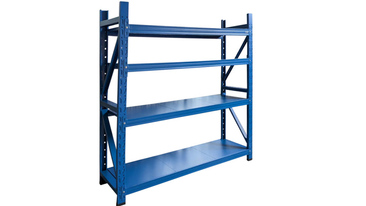 Lager|Zwei Profi Schwerlastregal Palettenregal  - 200*200*60 - RAL 5010