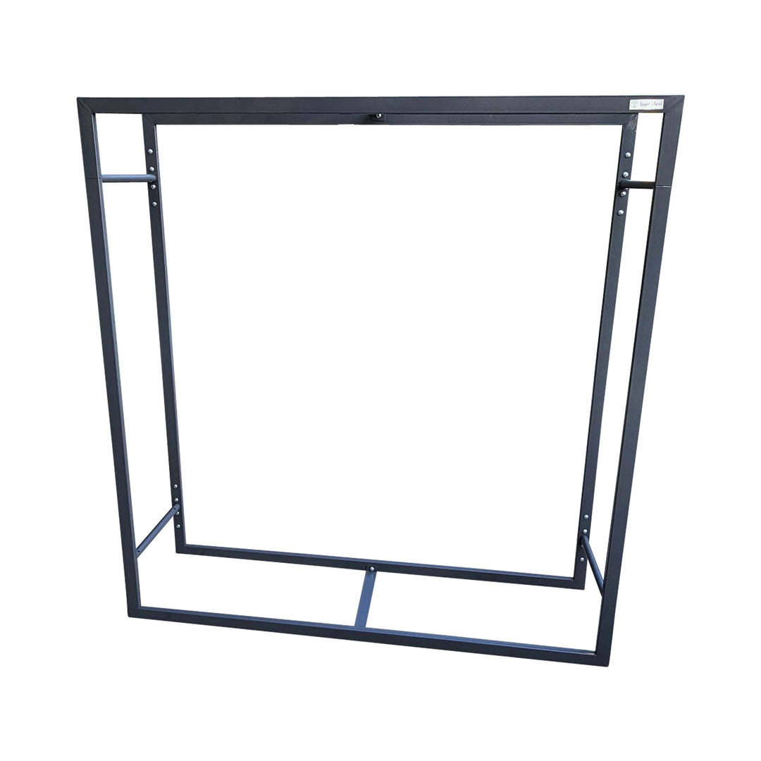 Lager|Zwei Kaminholzregal  - 116*110*28 - Pulverbeschichteter Stahl - RAL 7016
