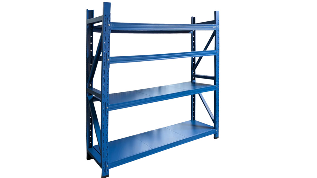 Lager|Zwei Profi Schwerlastregal Palettenregal  - 200*200*60 - RAL 5010
