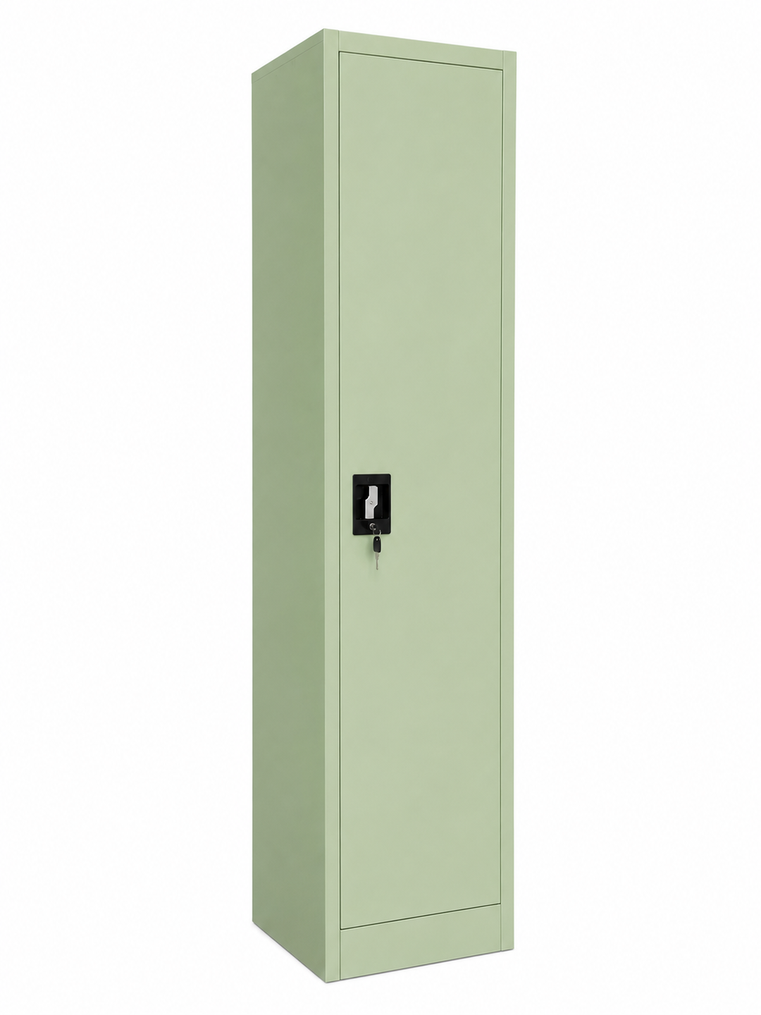 Lager|Zwei Stahlschrank - 185*50*50 - Tür RAL 6019 / Korpus RAL 6019