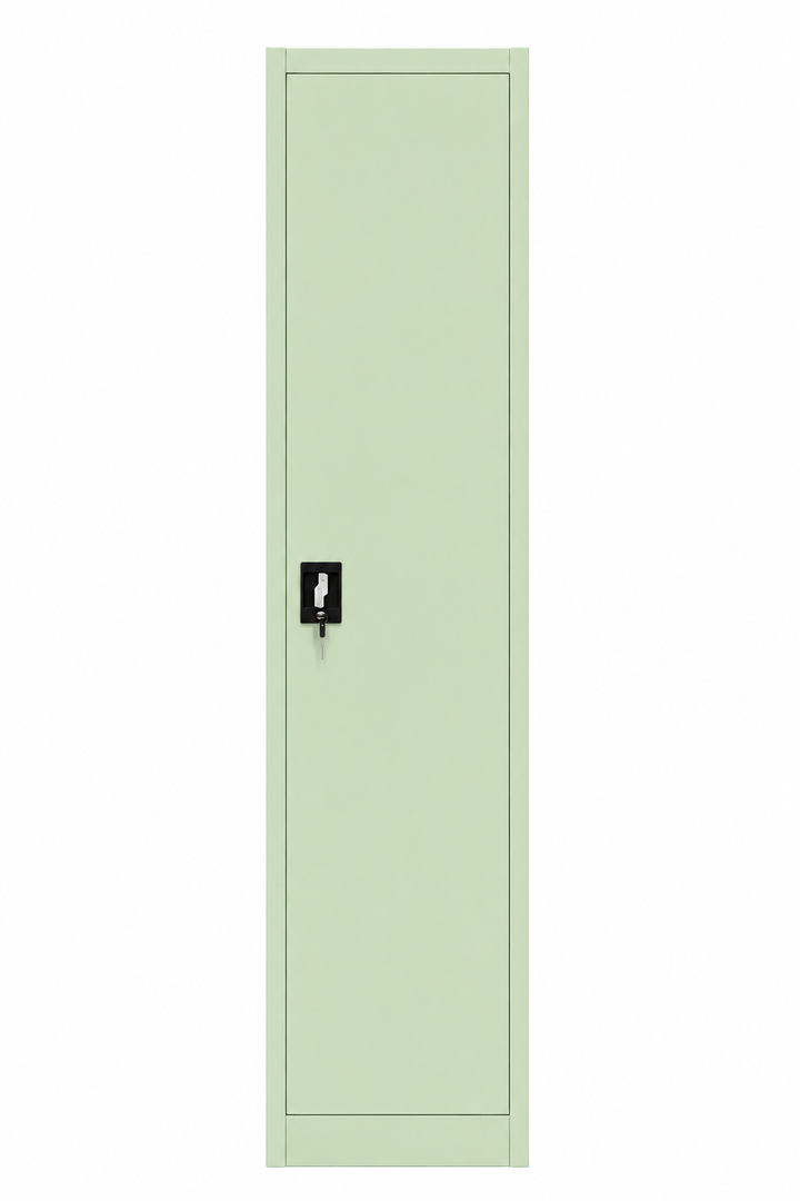 Lager|Zwei Stahlschrank - 185*50*50 - Tür RAL 6019 / Korpus RAL 6019