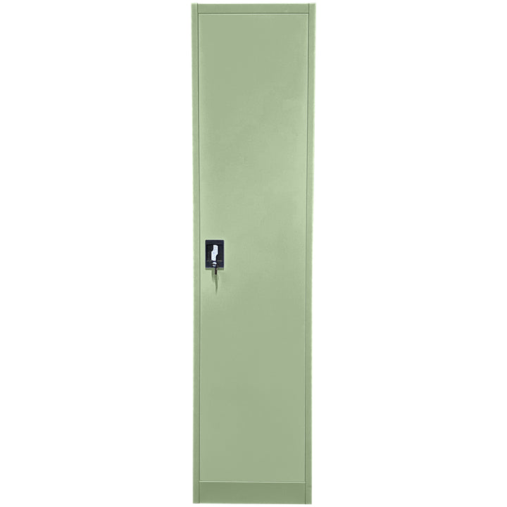 Lager|Zwei Stahlschrank - 185*50*50 - Tür RAL 6019 / Korpus RAL 6019