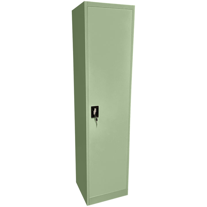 Lager|Zwei Stahlschrank - 185*50*50 - Tür RAL 6019 / Korpus RAL 6019