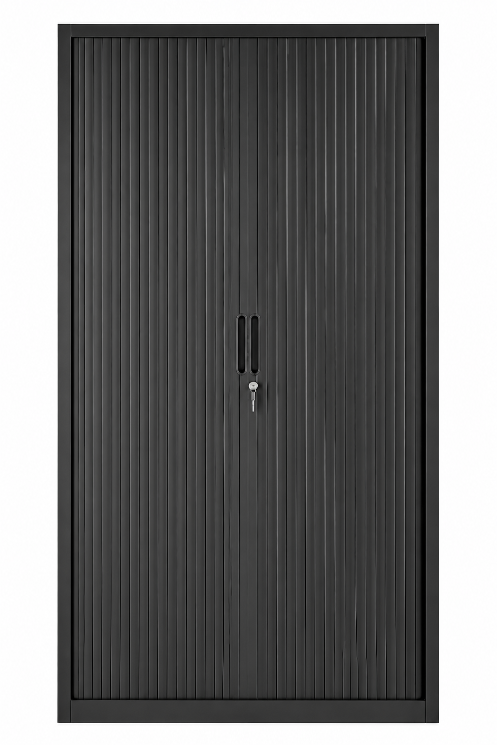 Lager|Zwei Stahlschrank - 185*90*45 - Tür RAL 9005 / Korpus RAL 9005
